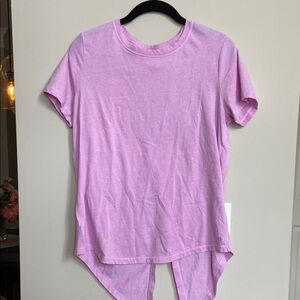 DSG Purple Asymmetrical Short Sleeve T-Shirt